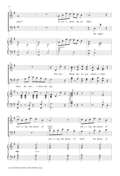 Clap Your Hands You People All by Bradley Ellingboe Choir - Digital Sheet Music