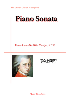 Book cover for Mozart-Piano Sonata No.10 in C major, K.330