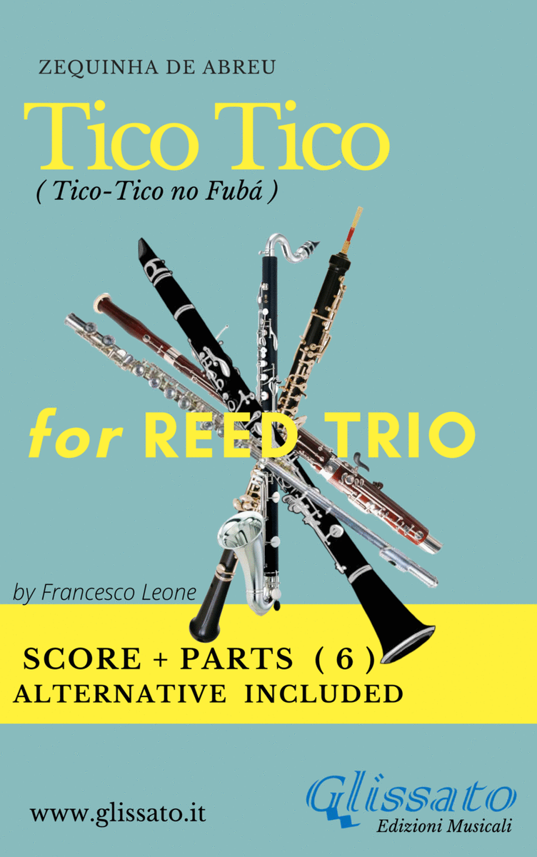 Tico Tico - flexible Reed Trio score & parts image number null