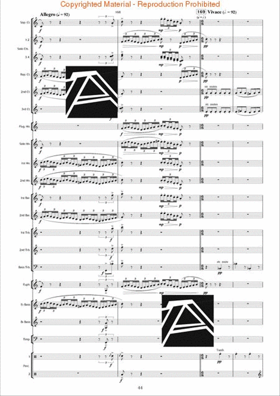 Surround Sound Brass Band scores gallery preview page 45