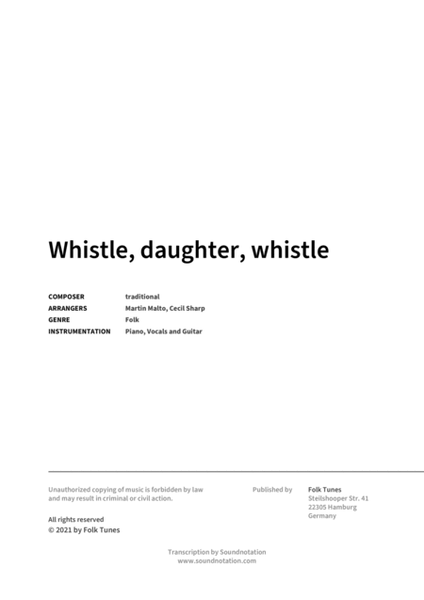 Whistle, daughter, whistle image number null