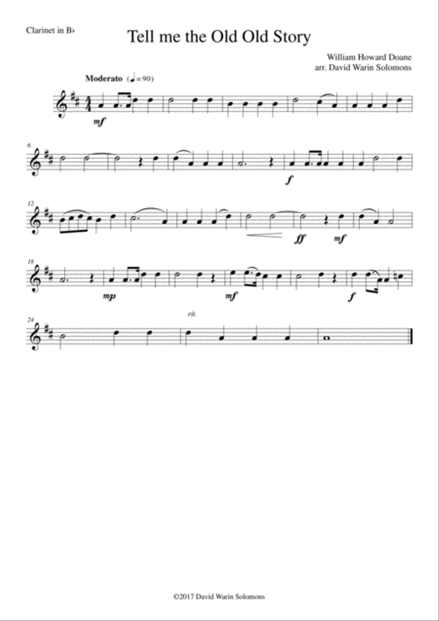7 Songs of Glory for wind quartet Woodwind Quartet scores gallery preview page 6