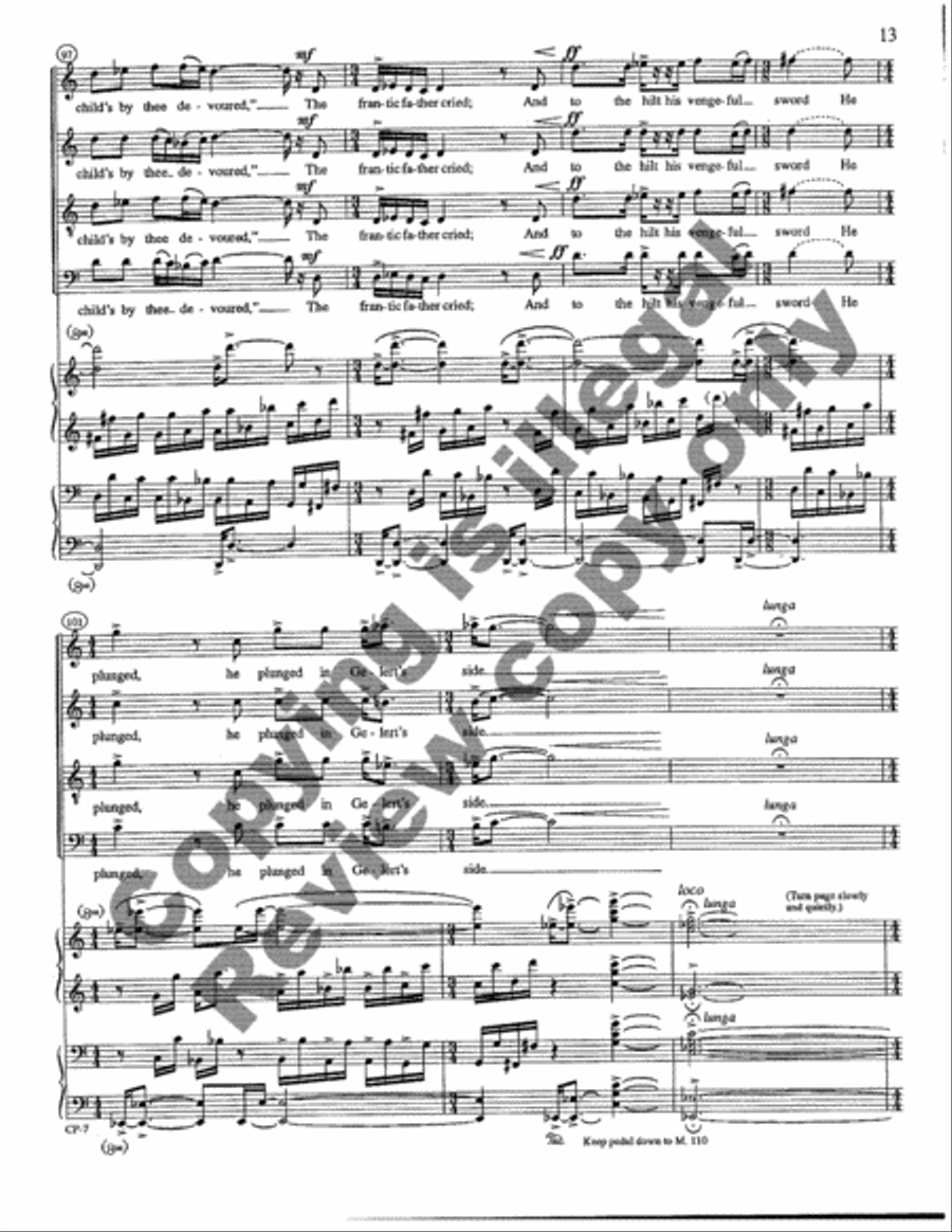 Beth Gelert 4-Part scores gallery preview page 34