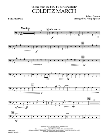 Colditz March (arr. Philip Sparke) - String Bass