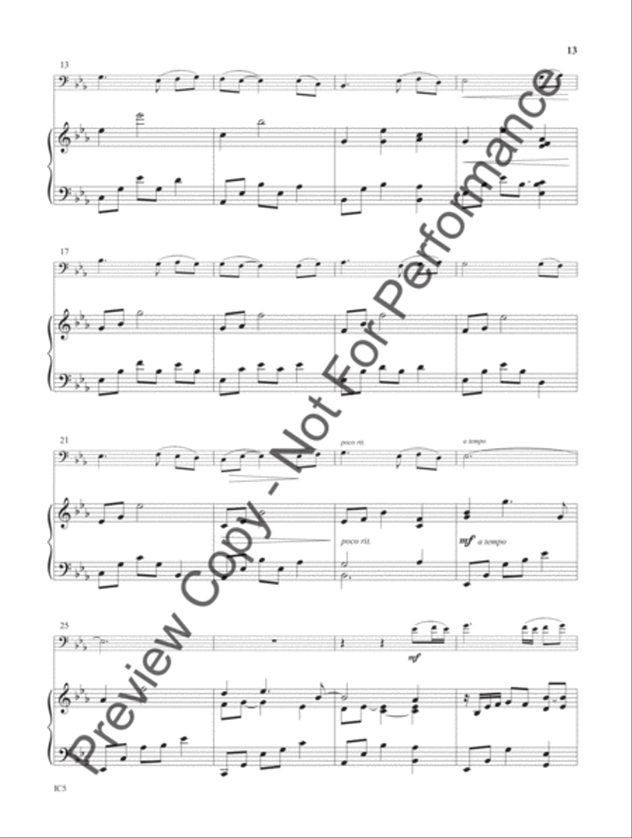 Instrumental Worship - bass instruments in C C Instrument scores gallery preview page 14