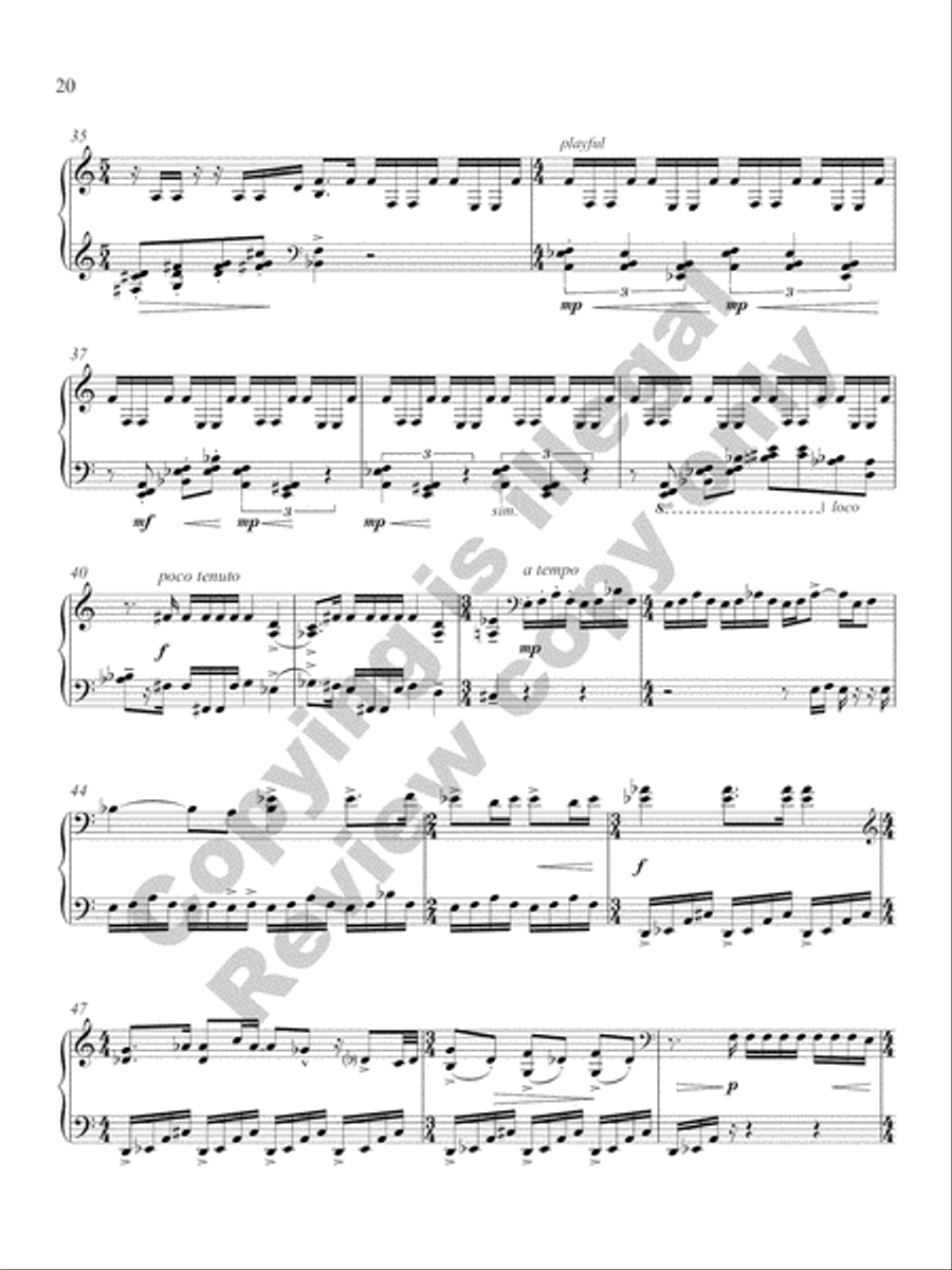 Orfeo in Asia Piano Solo scores gallery preview page 12