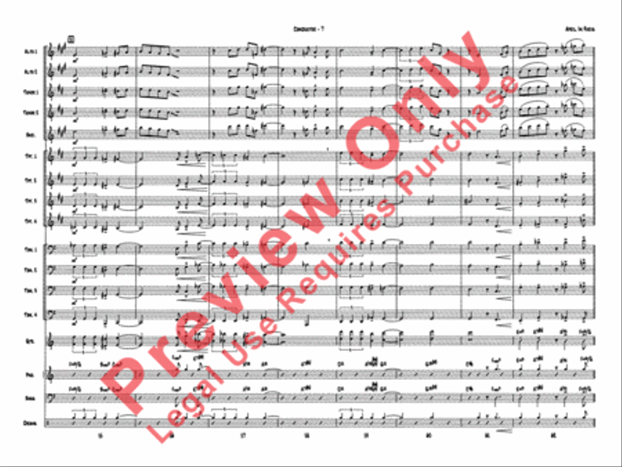 April in Paris Jazz Ensemble scores gallery preview page 10