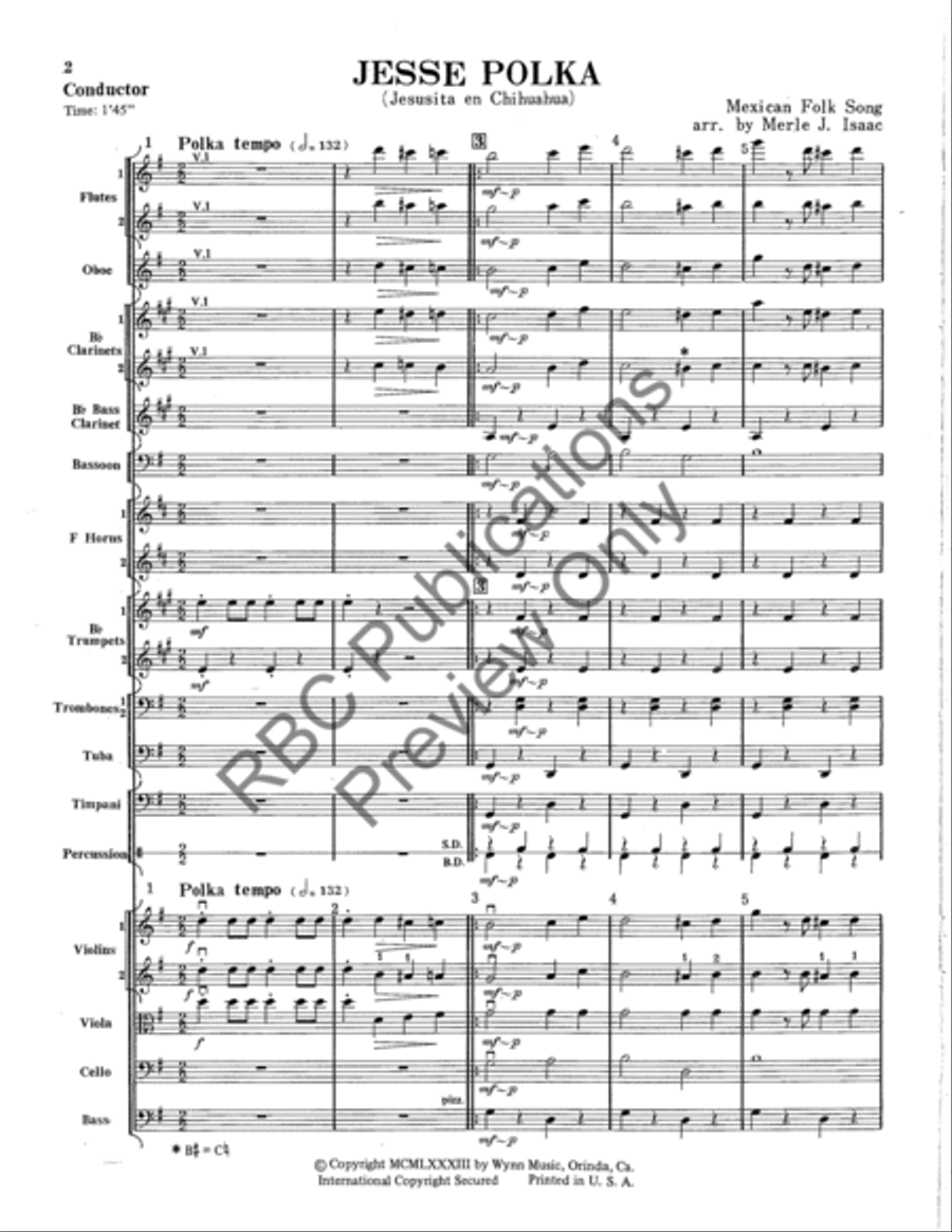 Tritsch Tratsch Polka Tritsch Tratsch Polka Full Orchestra scores gallery preview page 3