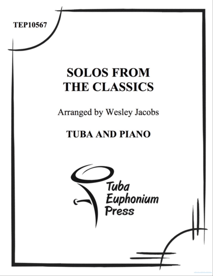 Solos from the Classics Tuba scores gallery preview page 1