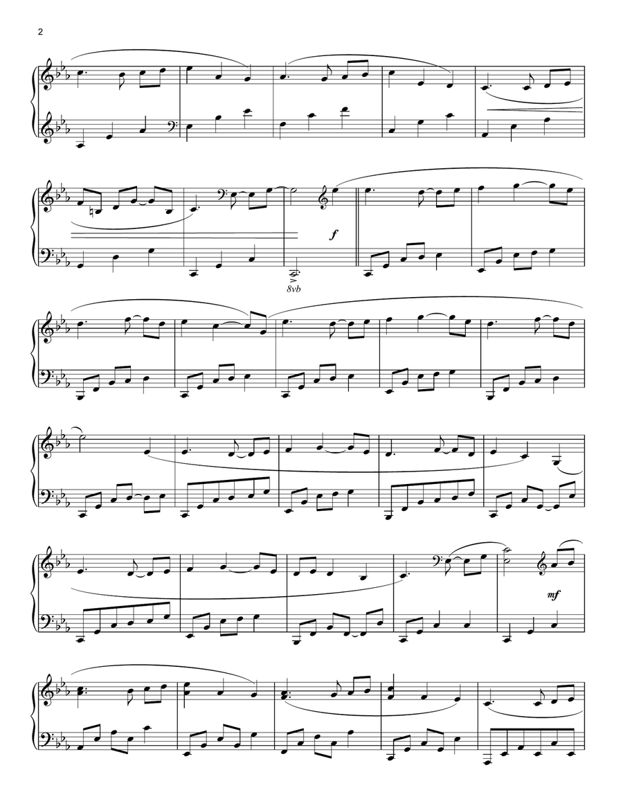 Radiance Radiance Piano Solo scores gallery preview page 2