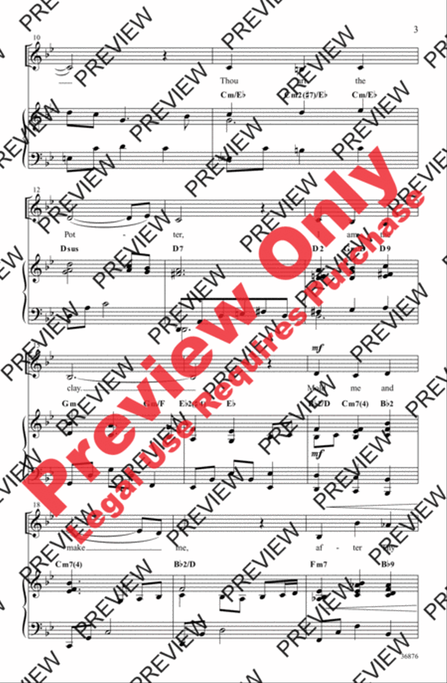 The Potter's Hand 4-Part scores gallery preview page 3