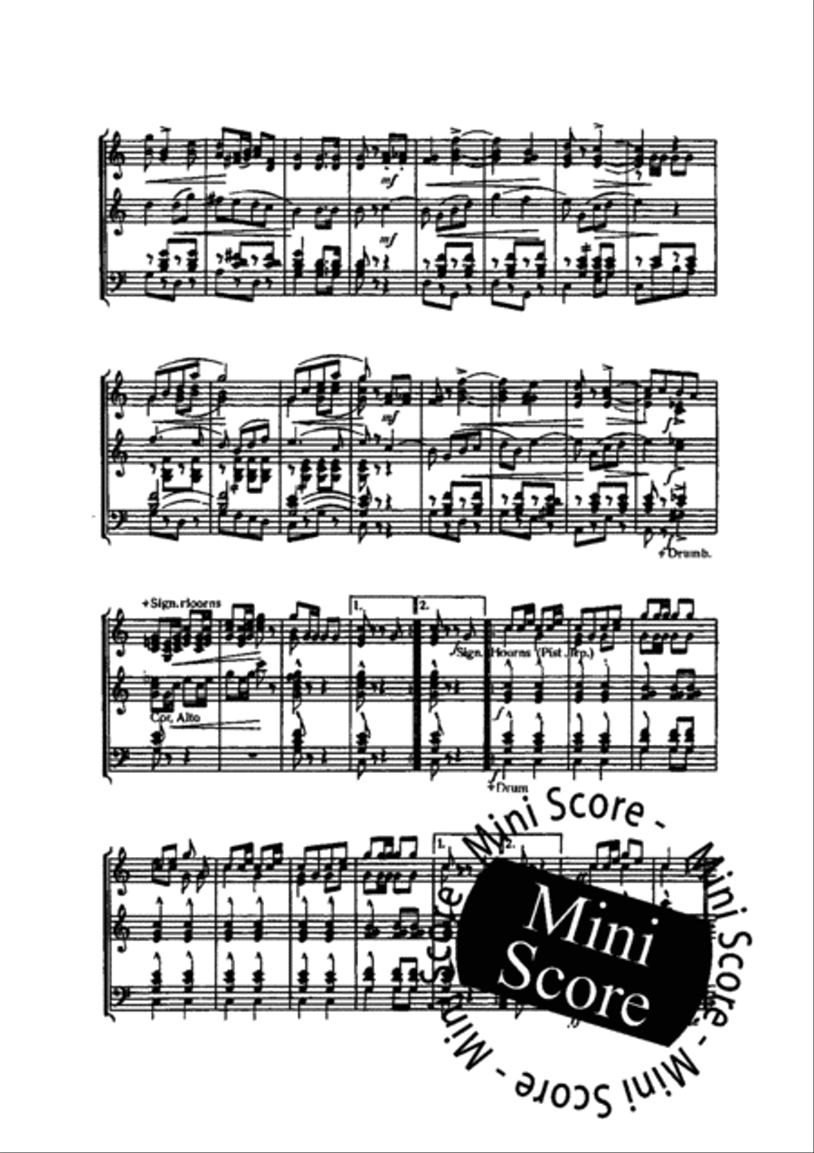 Onze Drumband Onze Drumband Concert Band scores gallery preview page 5