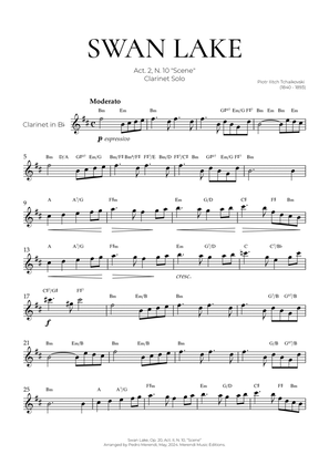 Swan Lake (Clarinet Solo) - Tchaikovsky