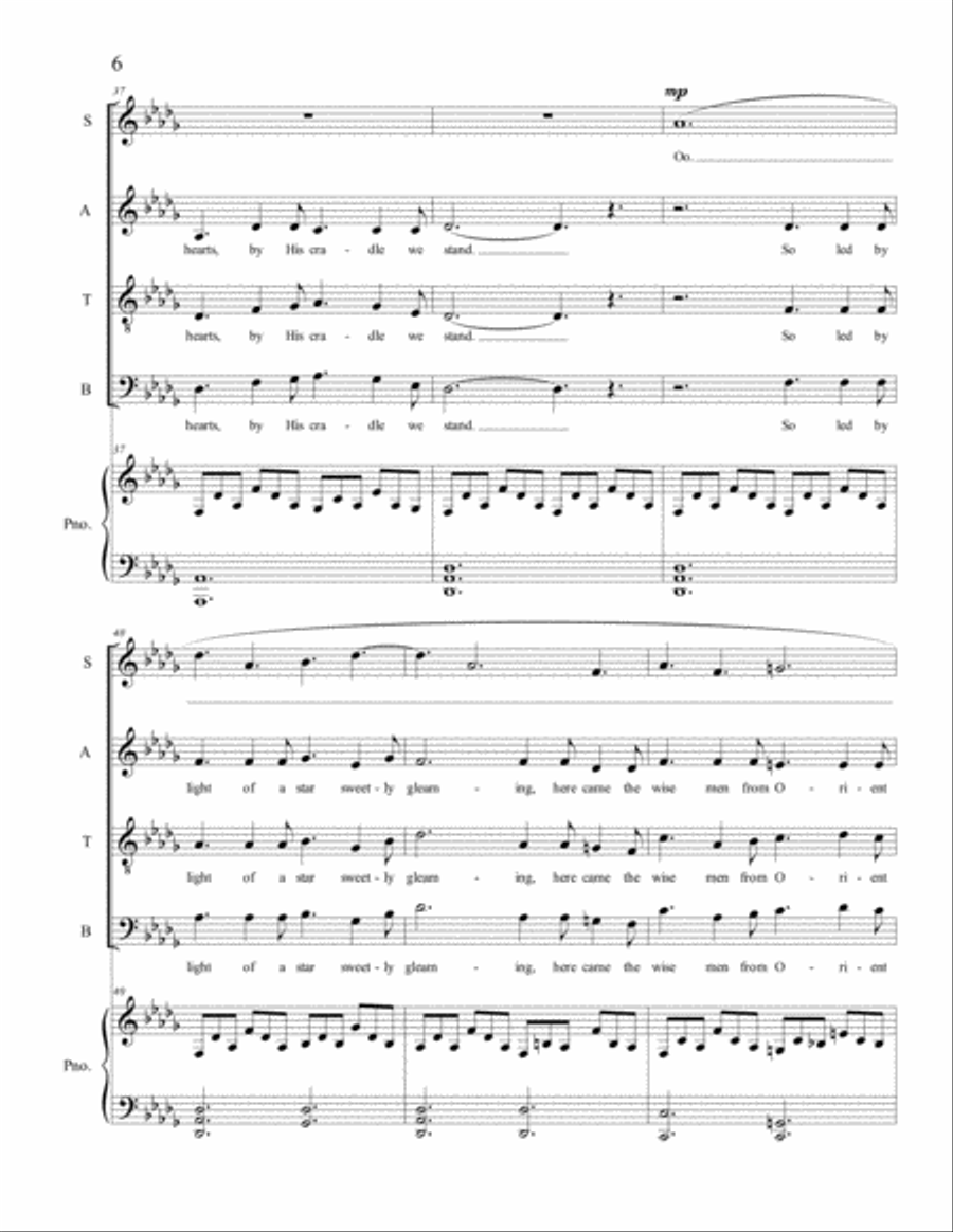 O Holy Night (SATB) O Holy Night (SATB) 4-Part scores gallery preview page 6