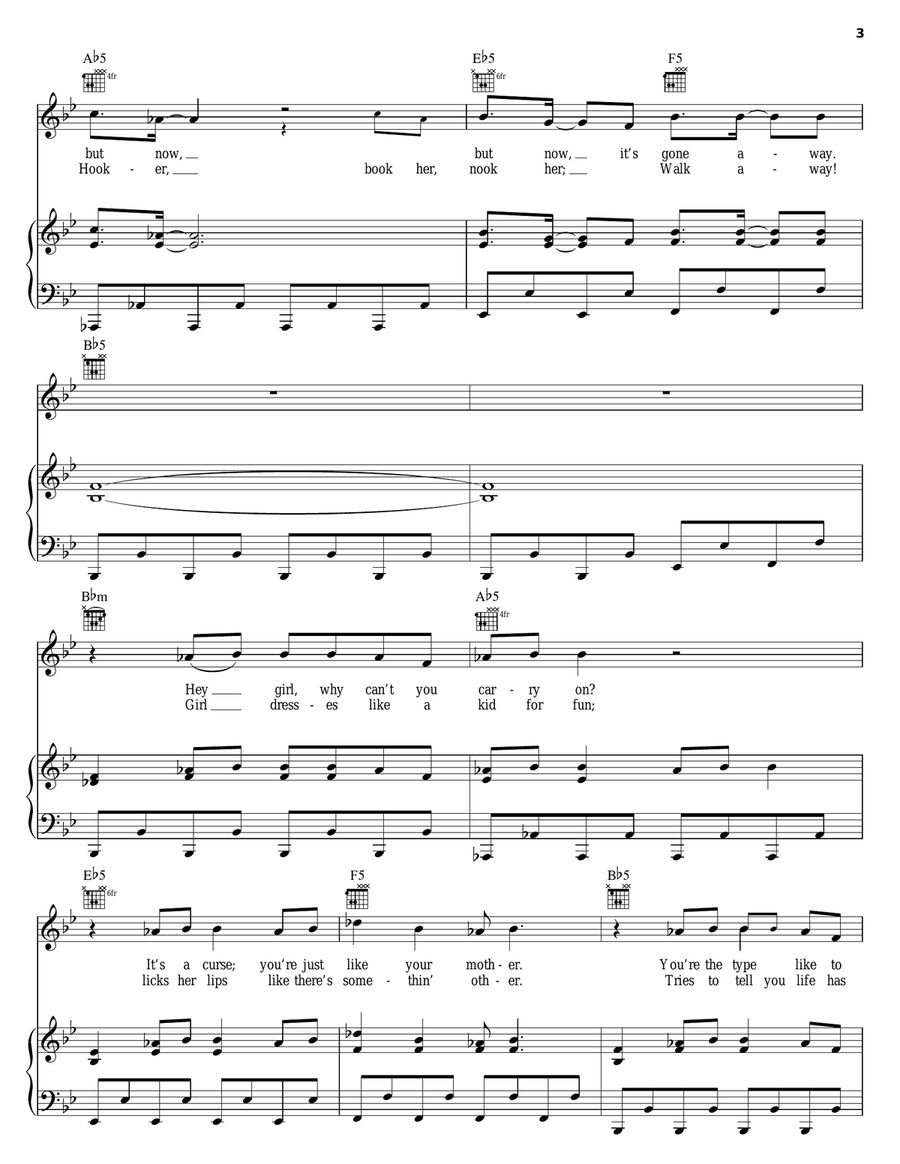 Love Today Piano, Vocal, Guitar scores gallery preview page 3