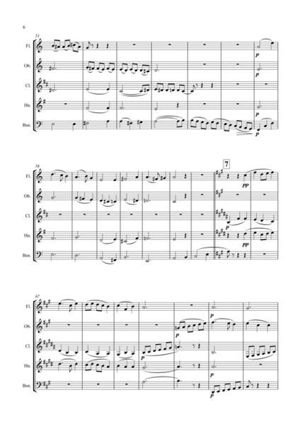 Holst: Brook Green Suite (Complete): 3 mvts. I. Prelude II. Air III. Dance - wind quintet image number null