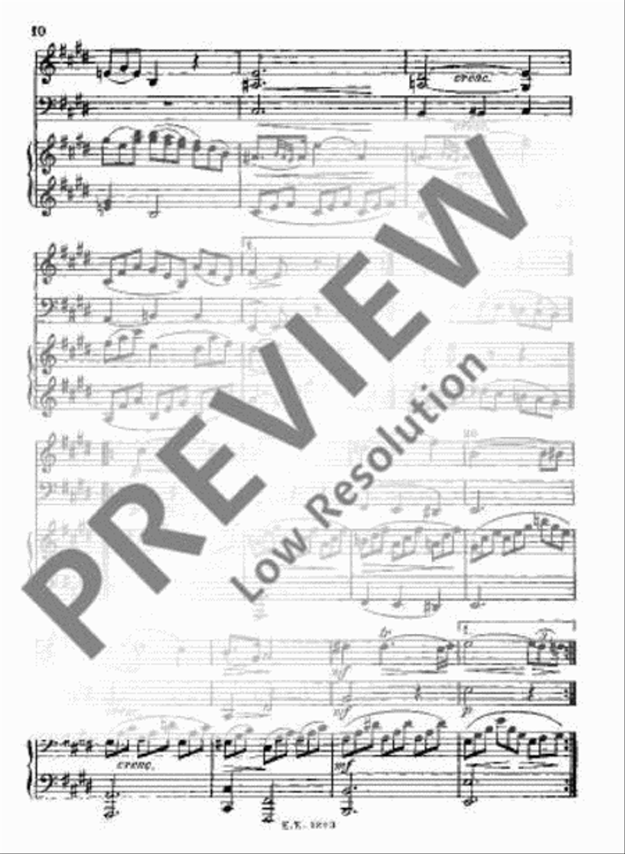 Piano Trio G major Piano Trio scores gallery preview page 13