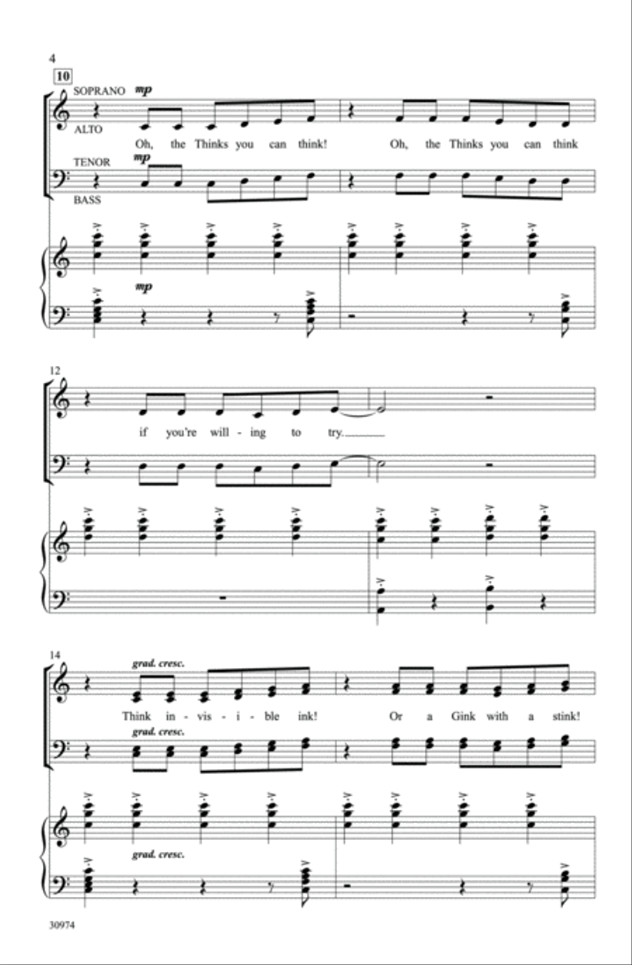 Seussical the Musical: A Choral Medley - SoundTrax CD (CD only) Choir scores gallery preview page 3