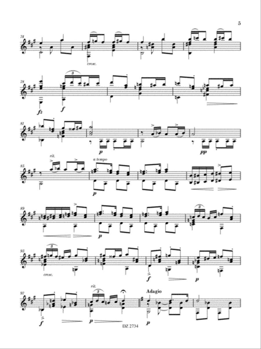 Rondo Schubertino Rondo Schubertino Classical Guitar scores gallery preview page 5