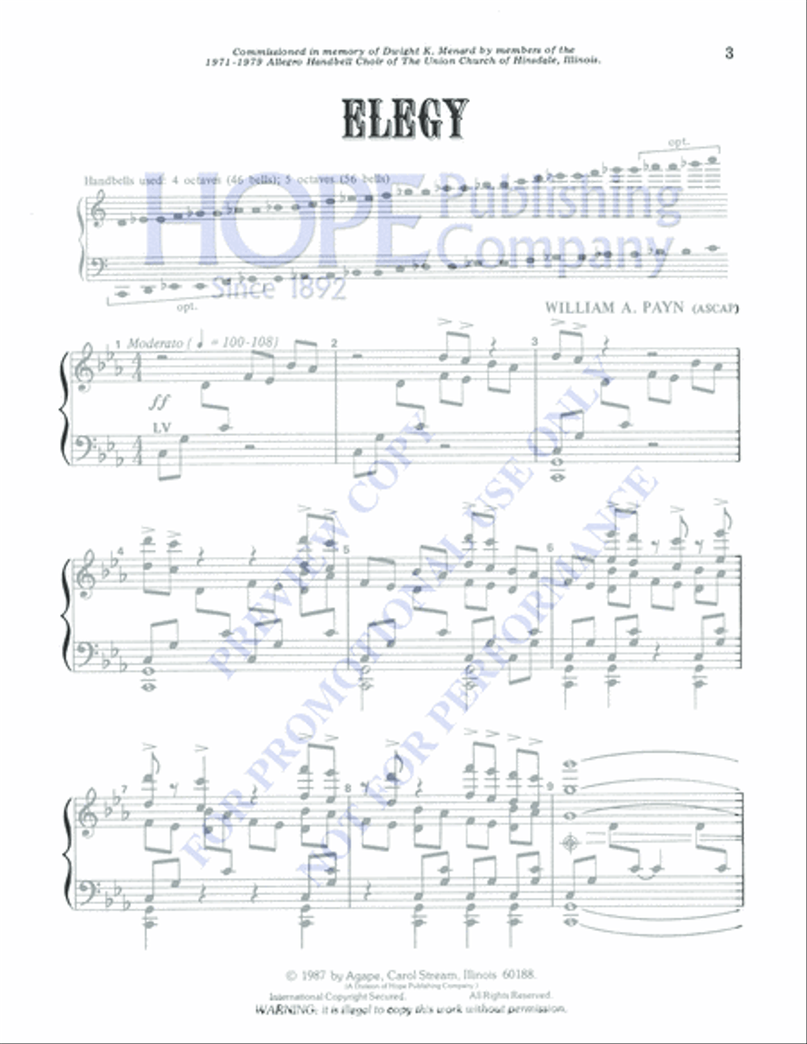 Elegy 5-Octaves scores gallery preview page 3