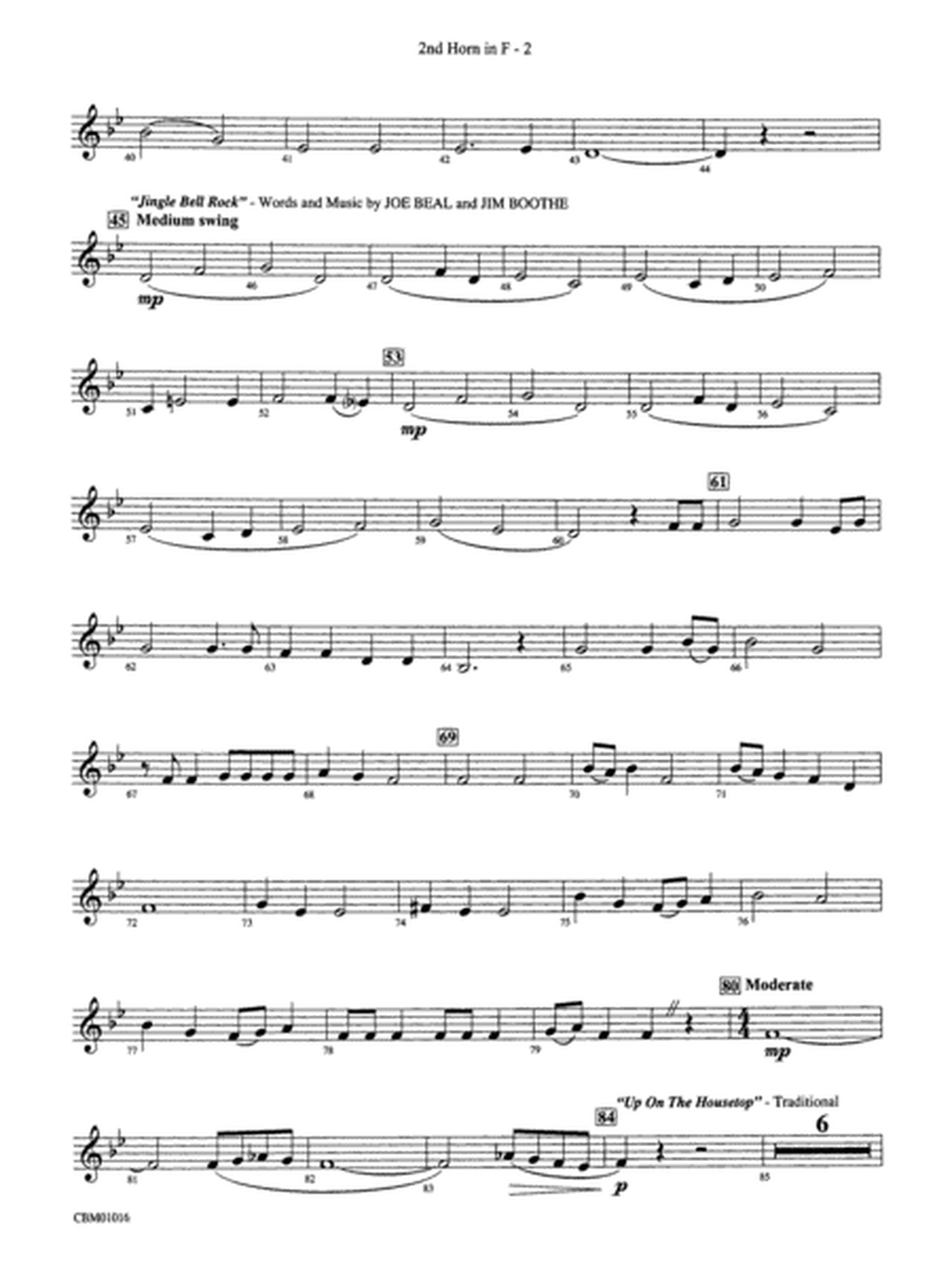Christmas Fantastique (Medley): 2nd F Horn