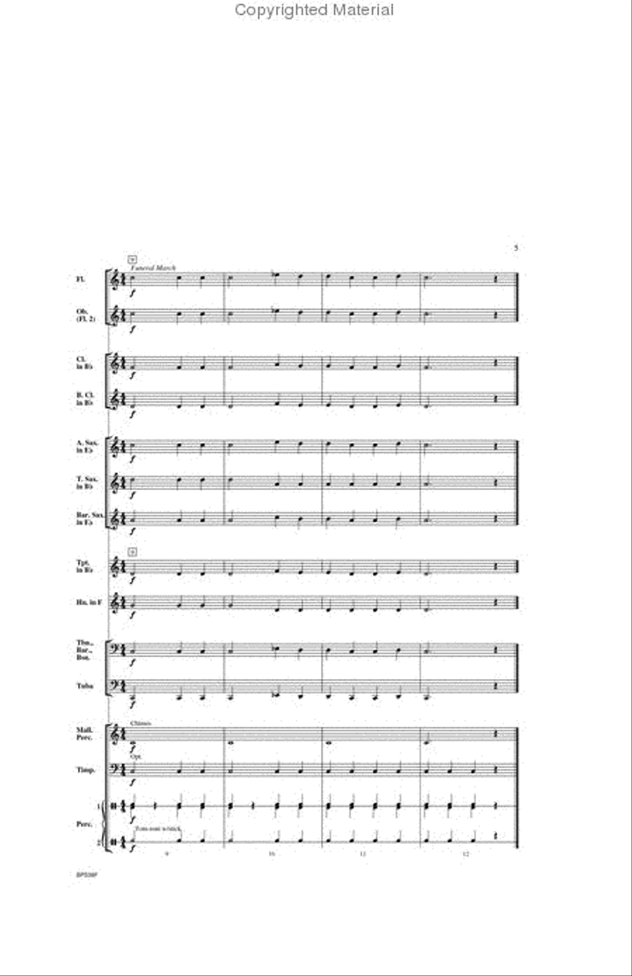 Aunt Rhodie's Appetite Concert Band scores gallery preview page 3