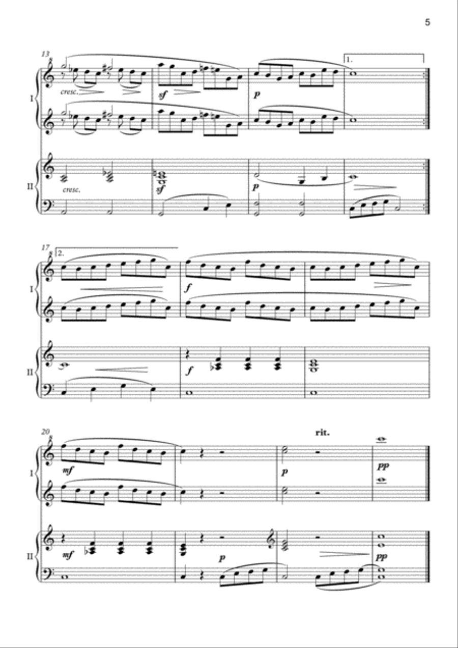 25 Progressive Pieces, Op. 100 - Piano, 4 Hands 25 Progressive Pieces, Op. 100 - Piano, 4 Hands Piano Method scores gallery preview page 5