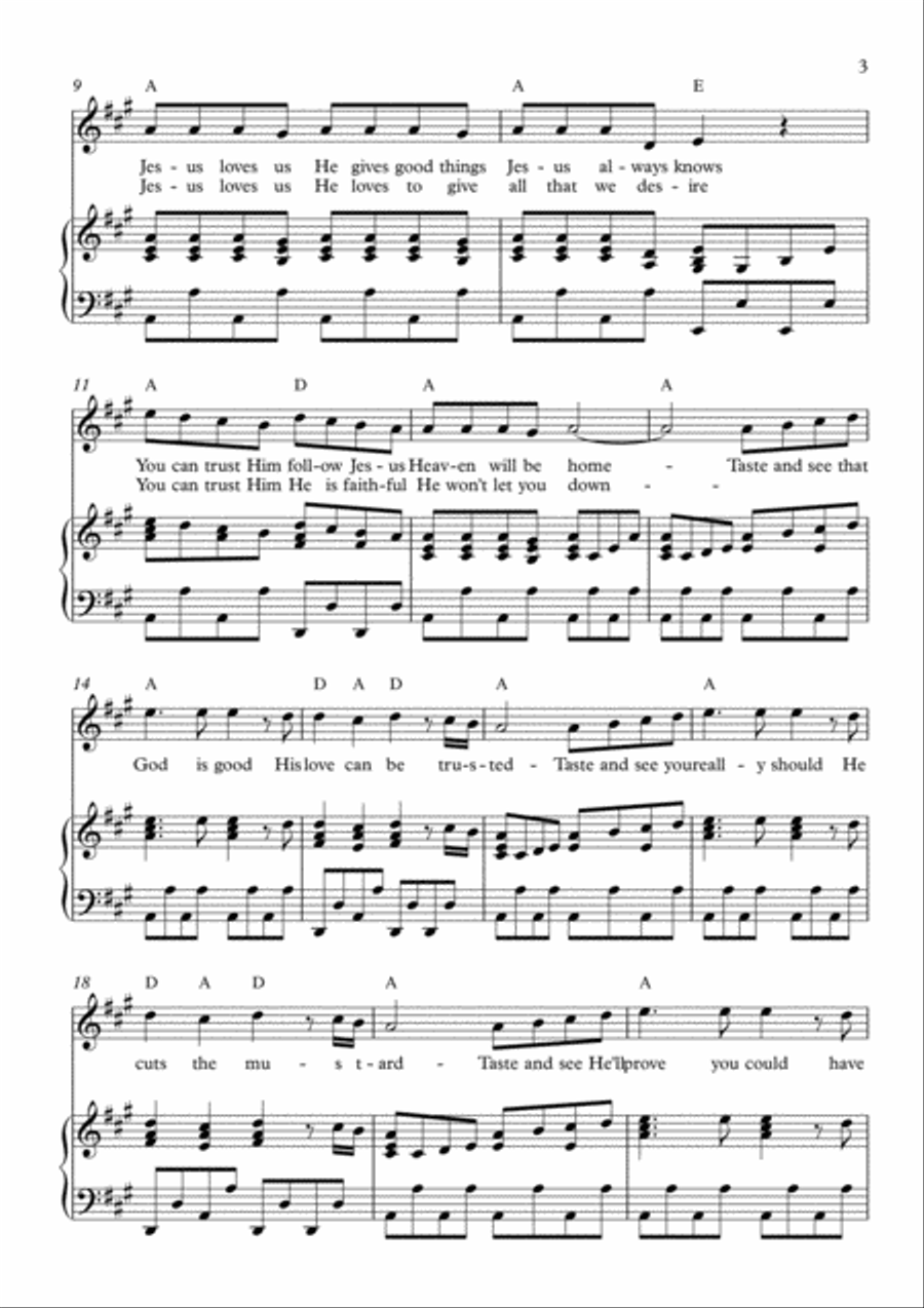 Taste & See Voice scores gallery preview page 3