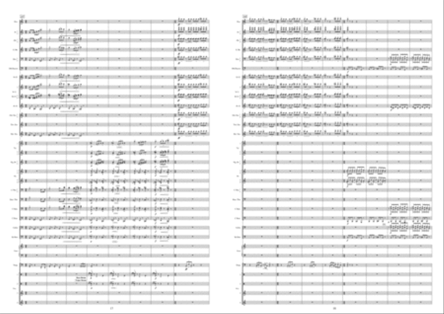 Symphony No. 2: States Of Mind, Opus 87 Concert Band scores gallery preview page 10