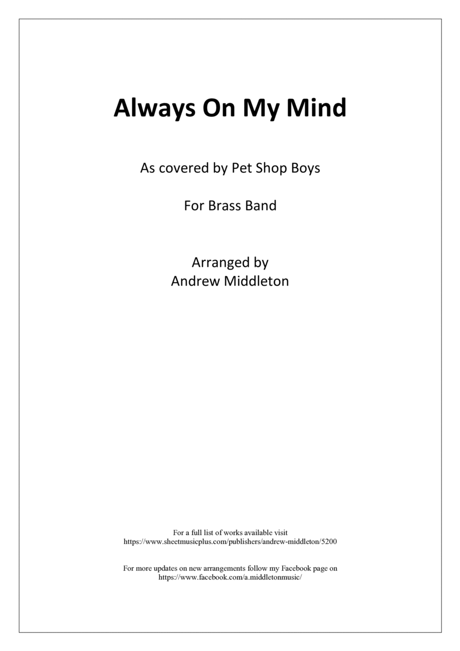 Book cover for Always On My Mind