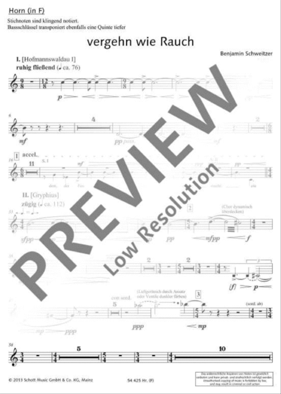 vergehn wie Rauch SSAATTBB scores gallery preview page 6