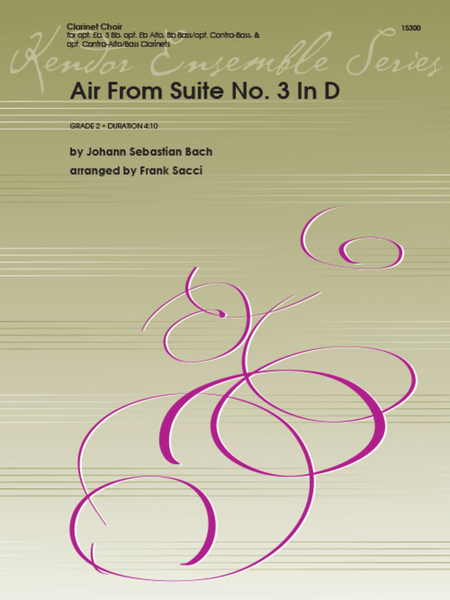 Air From Suite No. 3 In D