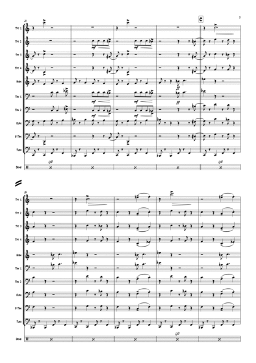 Everybody Needs Somebody To Love Euphonium scores gallery preview page 5