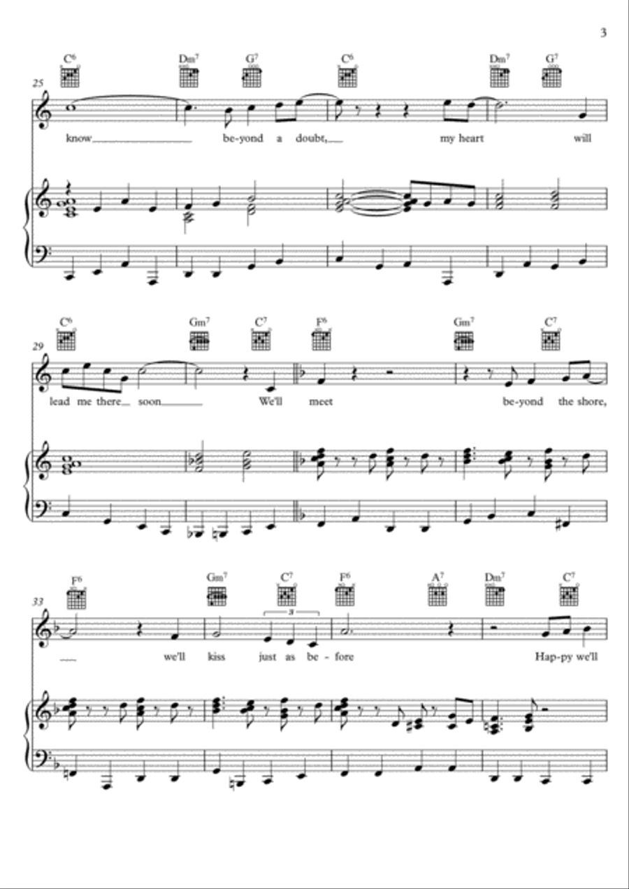 Beyond The Sea Voice scores gallery preview page 3