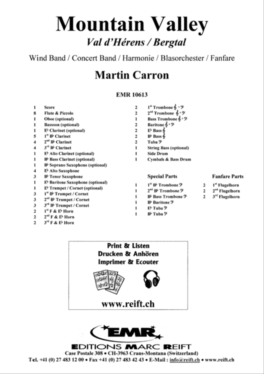 Mountain Valley Mountain Valley Concert Band scores gallery preview page 2