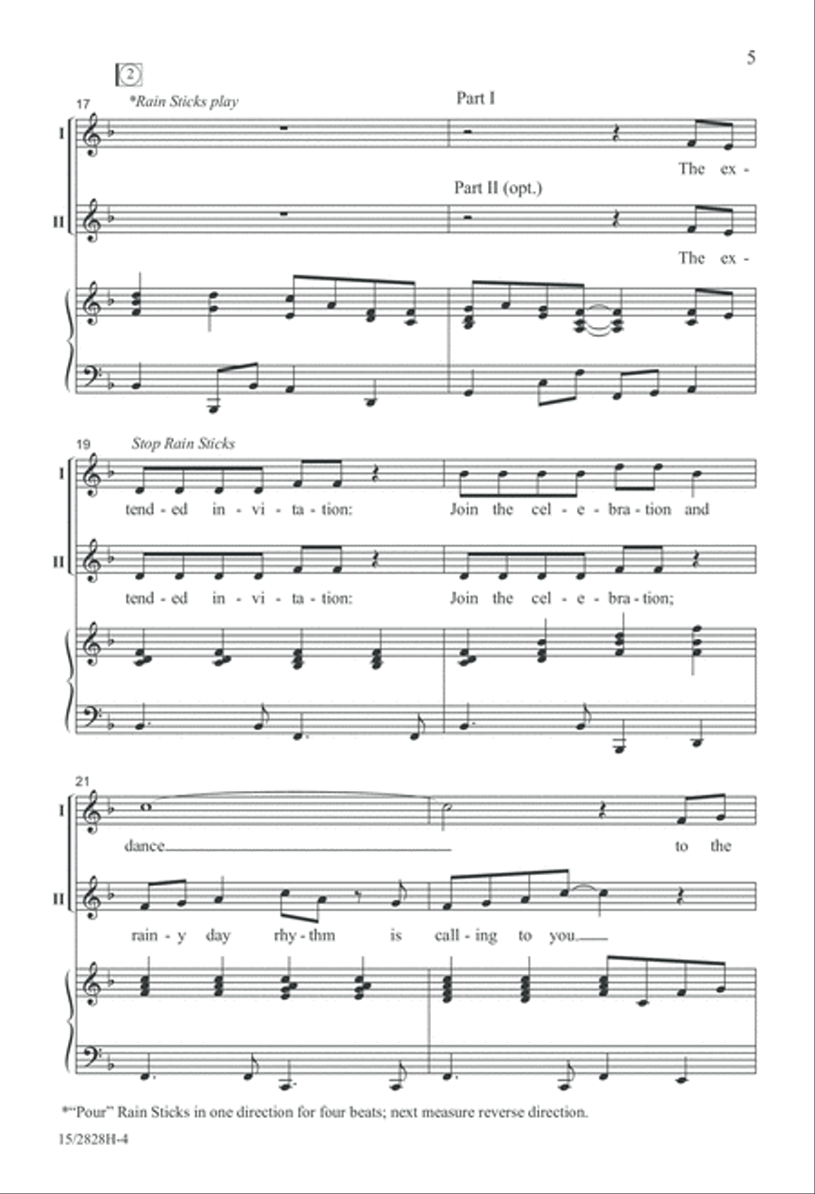 That Old Soft Shoe Unison Choir scores gallery preview page 6