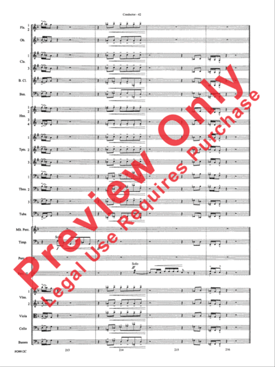 Selections from Star Wars: Episode I The Phantom Menace Full Orchestra scores gallery preview page 88