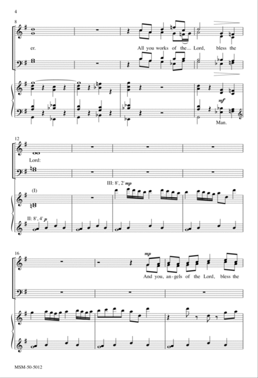 To God Be Highest Glory and Praise 4-Part scores gallery preview page 3