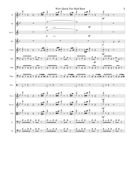 War's Quick Fire Shall Burn - Score and Parts image number null