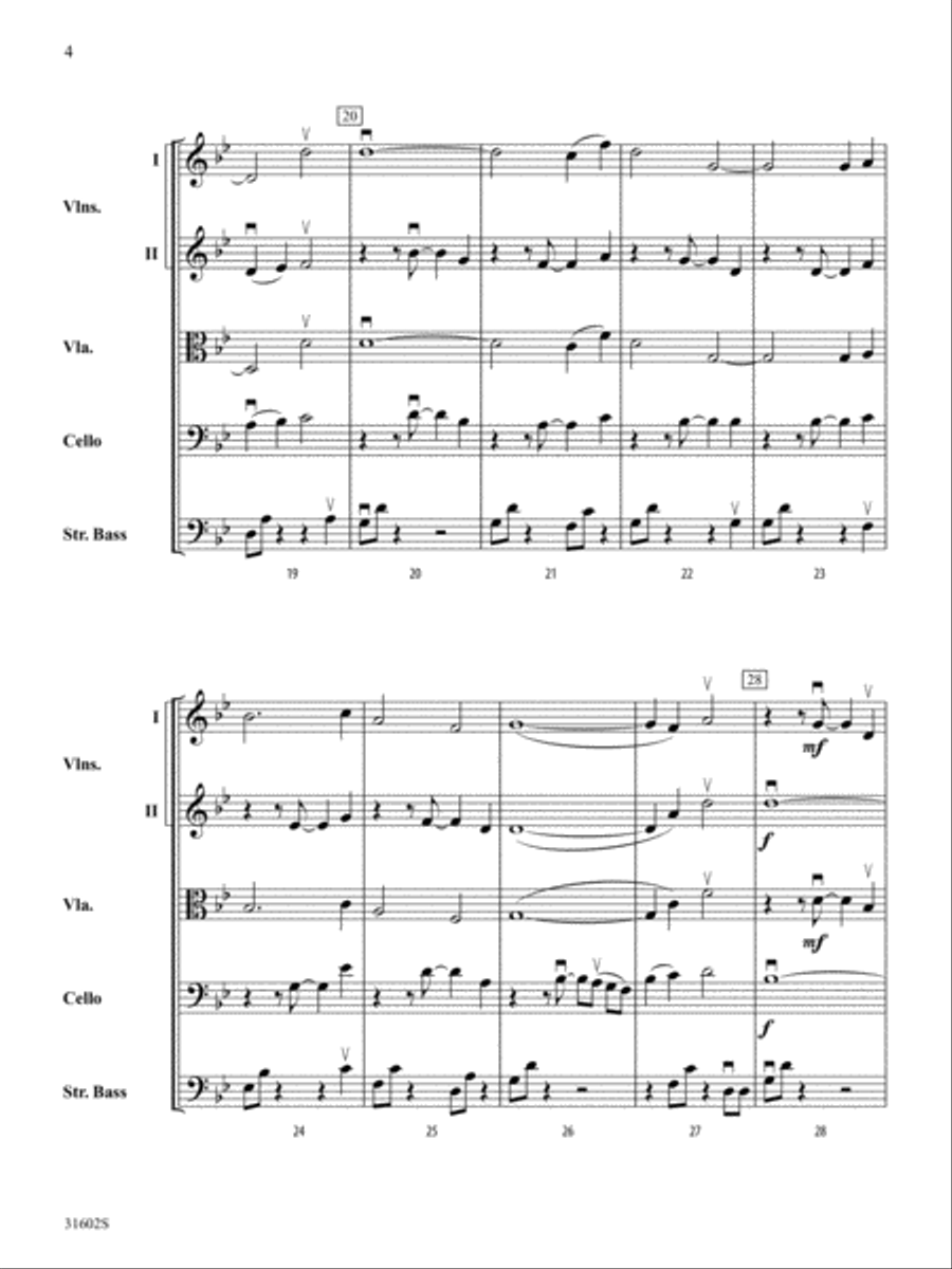 Mercurius: Score String Orchestra scores gallery preview page 4