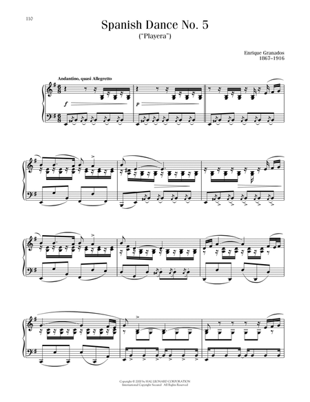 Playera, Op. 5, No. 5