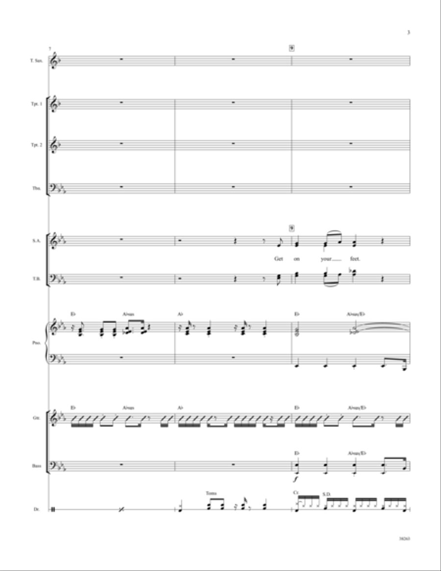 Get On Your Feet Choir scores gallery preview page 4