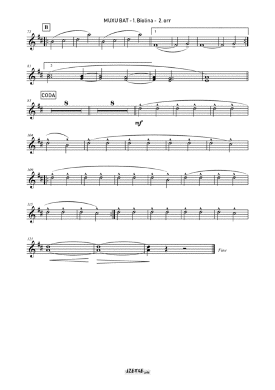 MUXU BAT (Parts) Full Orchestra scores gallery preview page 2