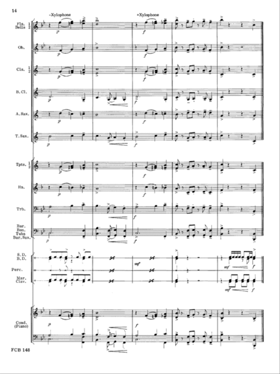 Calypso Magic Concert Band scores gallery preview page 14