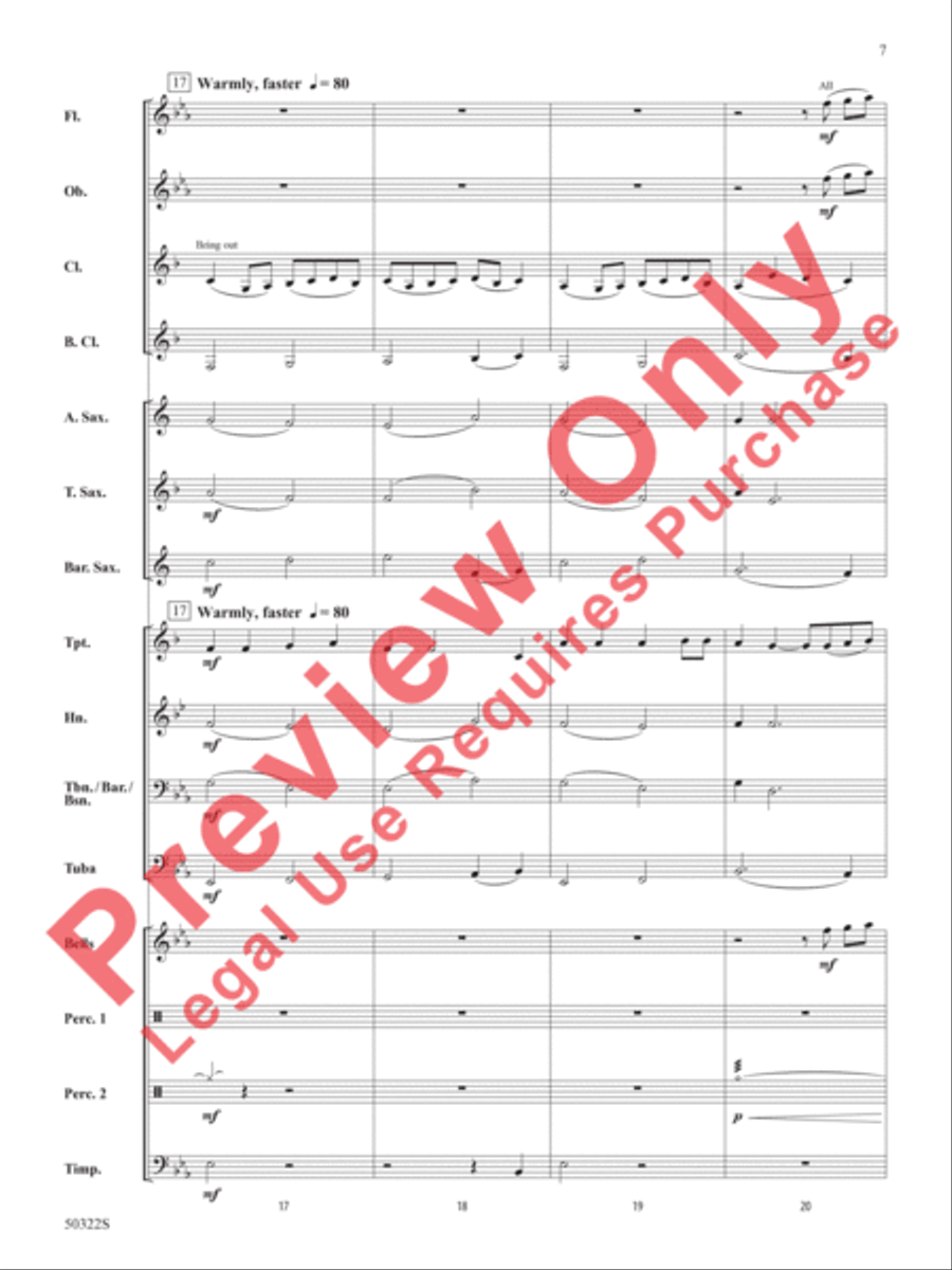 A Scottish Hymn A Scottish Hymn Concert Band scores gallery preview page 8
