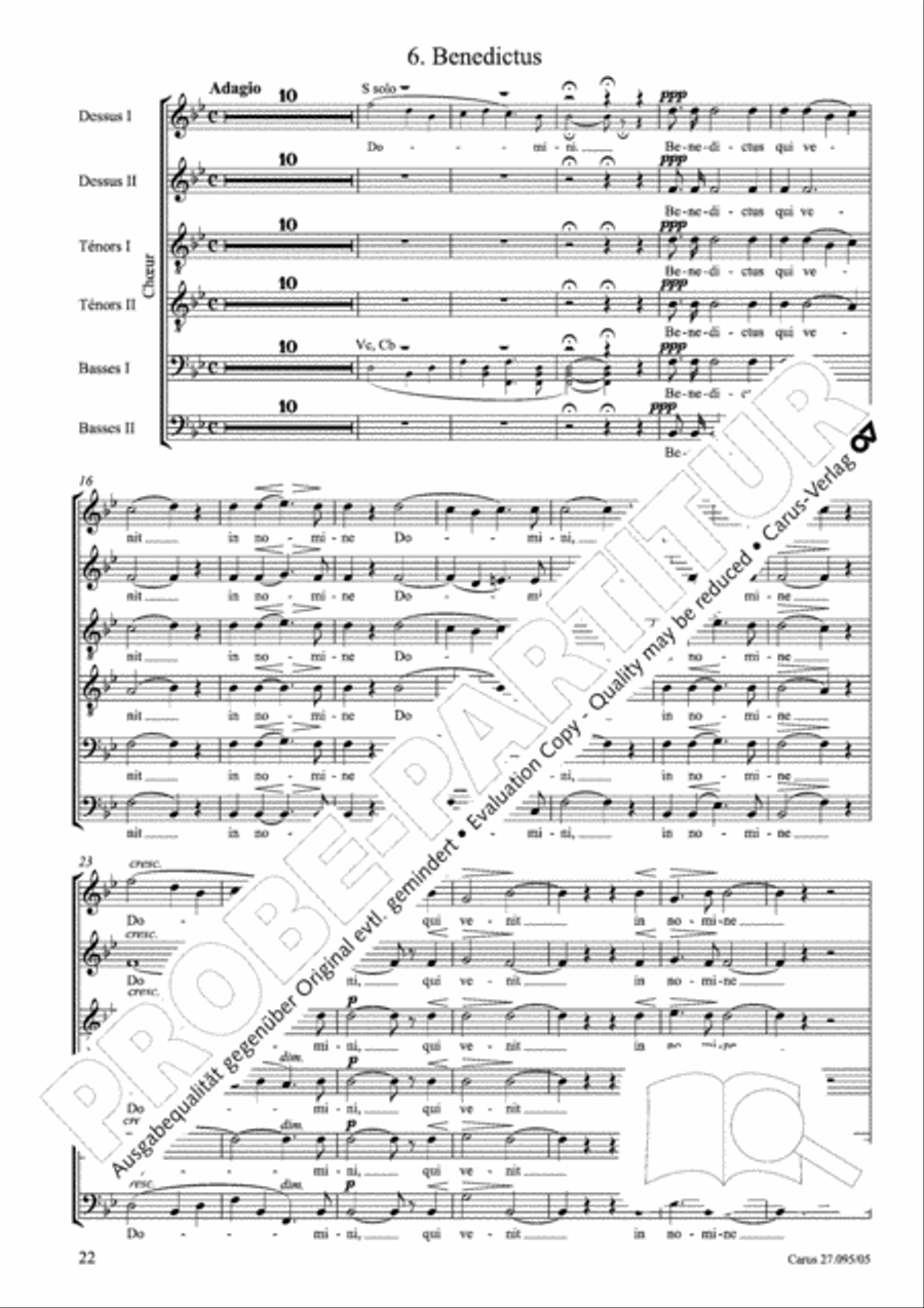 Messe solennelle de sainte Cecile Messe solennelle de sainte Cecile STB scores gallery preview page 23
