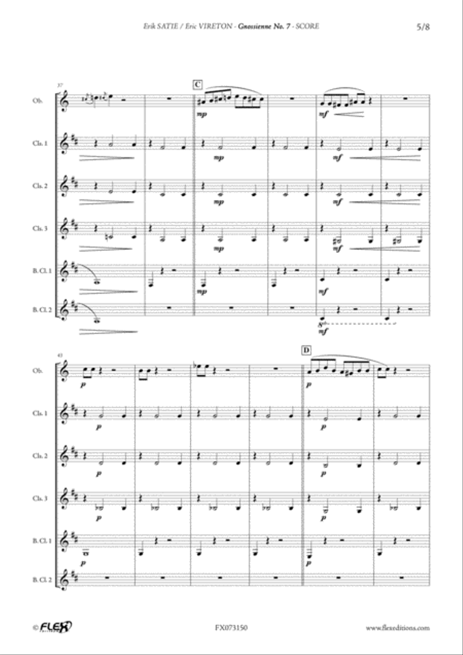 Gnossienne No. 7 Gnossienne No. 7 2-Part scores gallery preview page 5