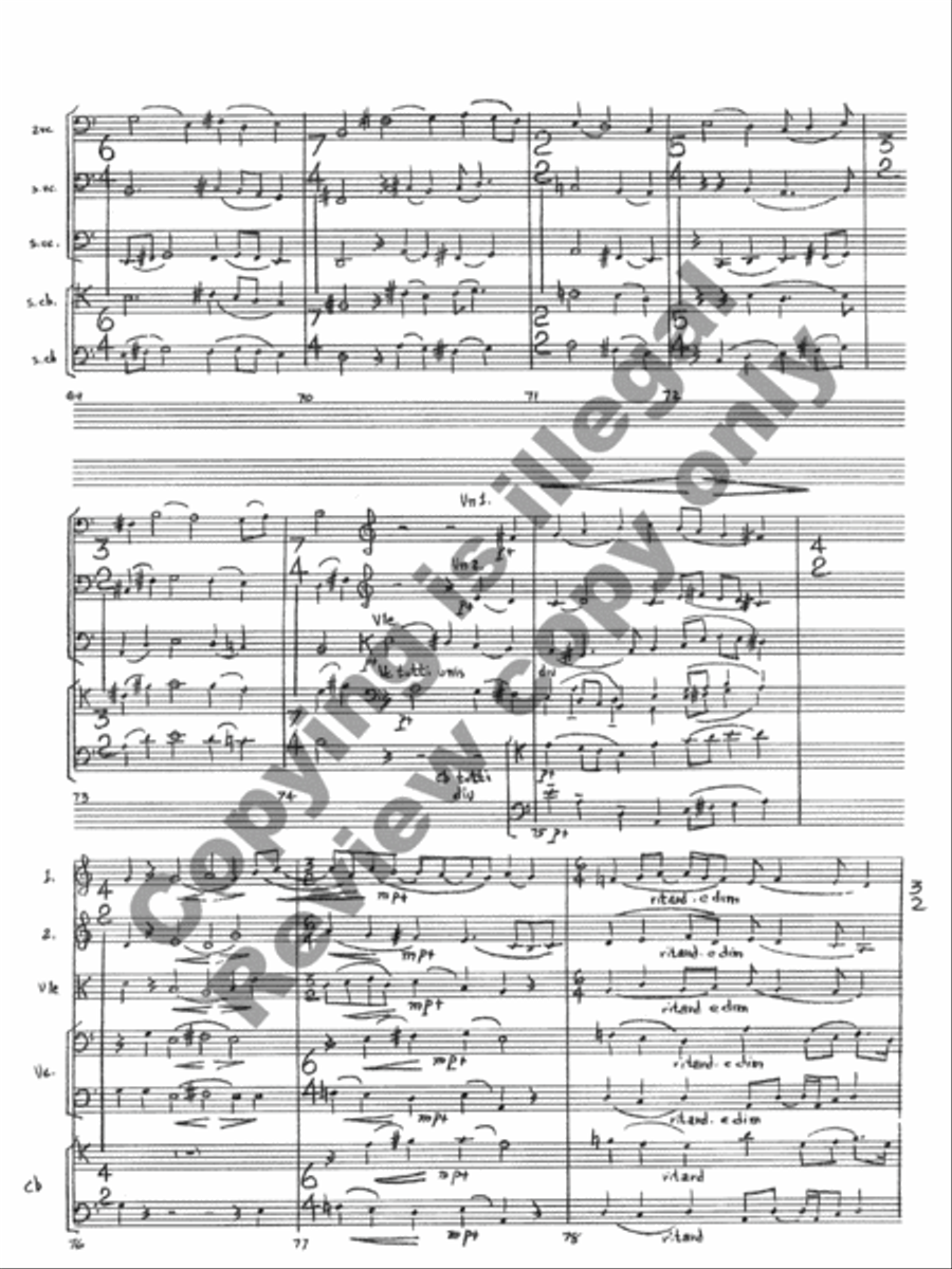 In Praise of Ockeghem (Additional Full Score) Orchestra scores gallery preview page 16