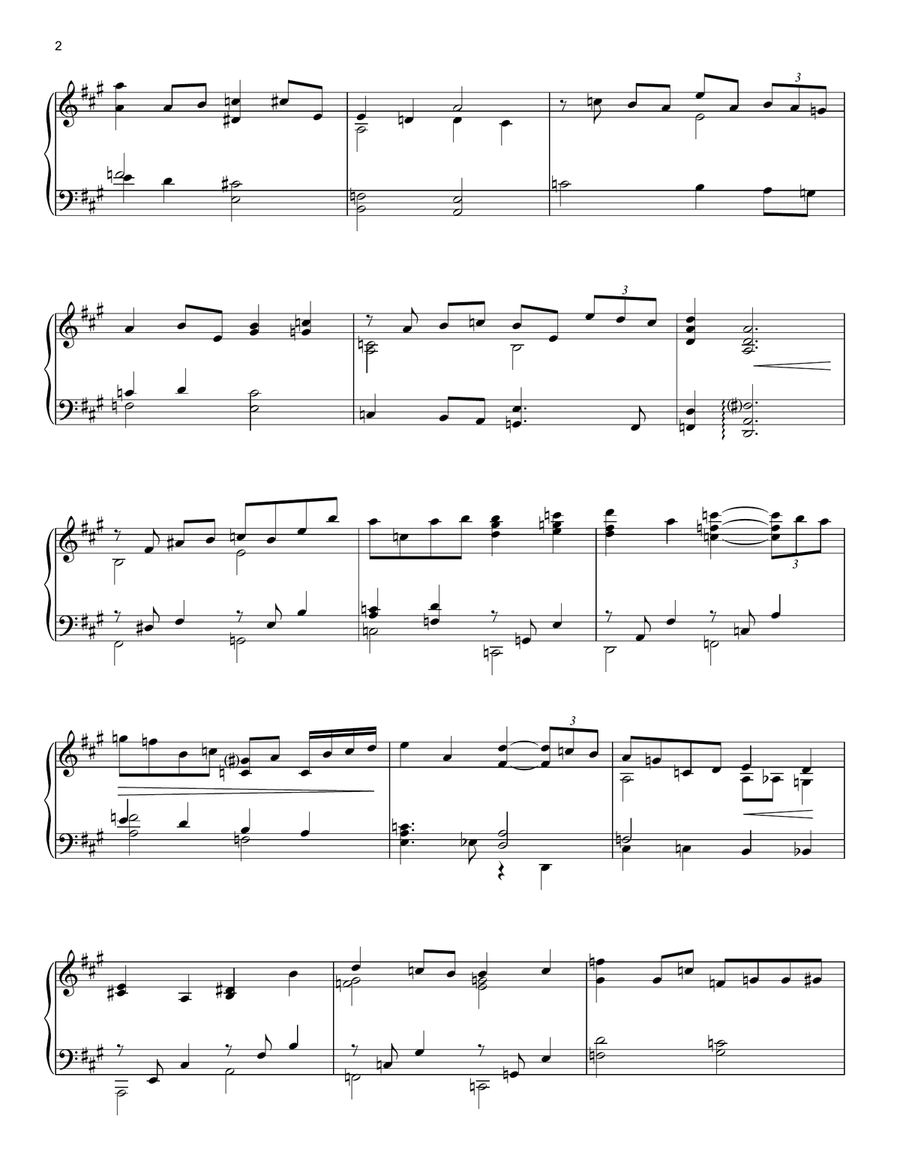 Anakin's Theme (from Star Wars: The Phantom Menace) Piano Solo scores gallery preview page 2