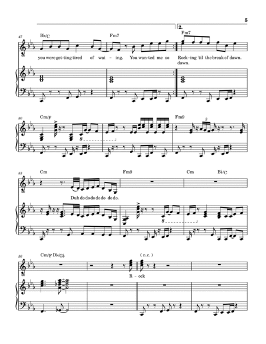 Rock Steady Piano, Vocal, Guitar scores gallery preview page 6